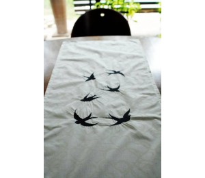 Stickserie - Schwalben